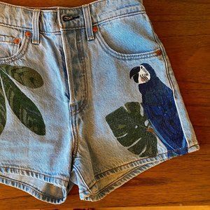 Levi's x Farm Rio size 24 Ribcage Short